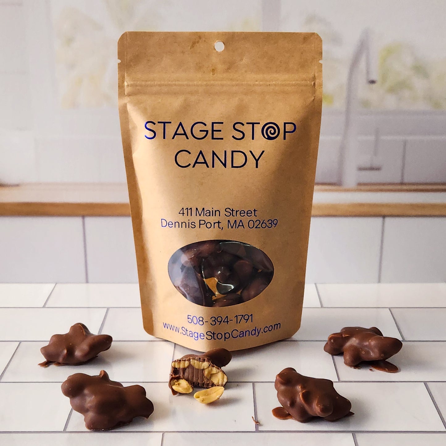 Savor the delightful combination of crunchy peanuts and creamy milk chocolate in our Milk Chocolate Peanut Clusters. Each 6-ounce bag is perfect for snacking, sharing, or gifting.