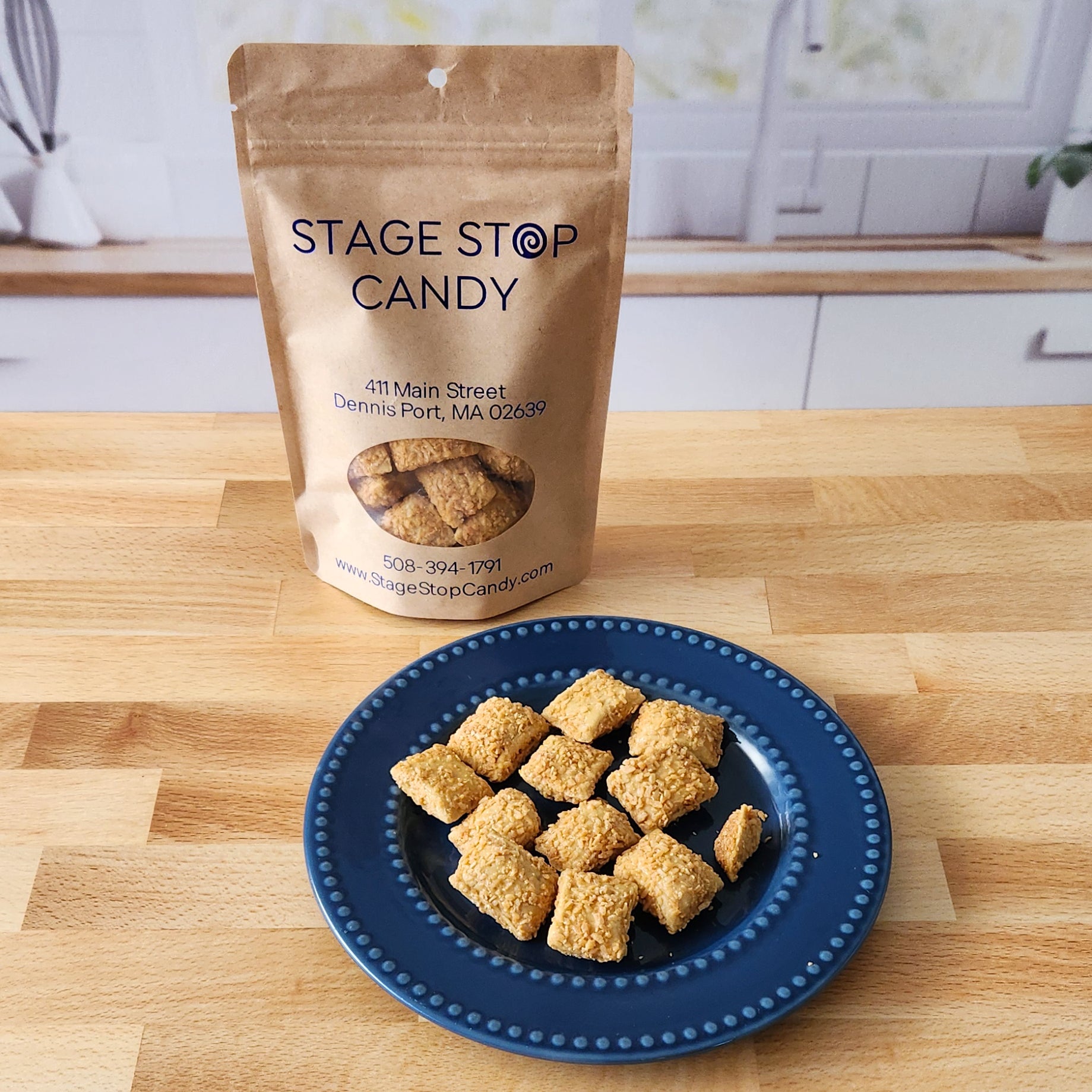 Peanut Butter Coconut Logs Stage Stop Candy