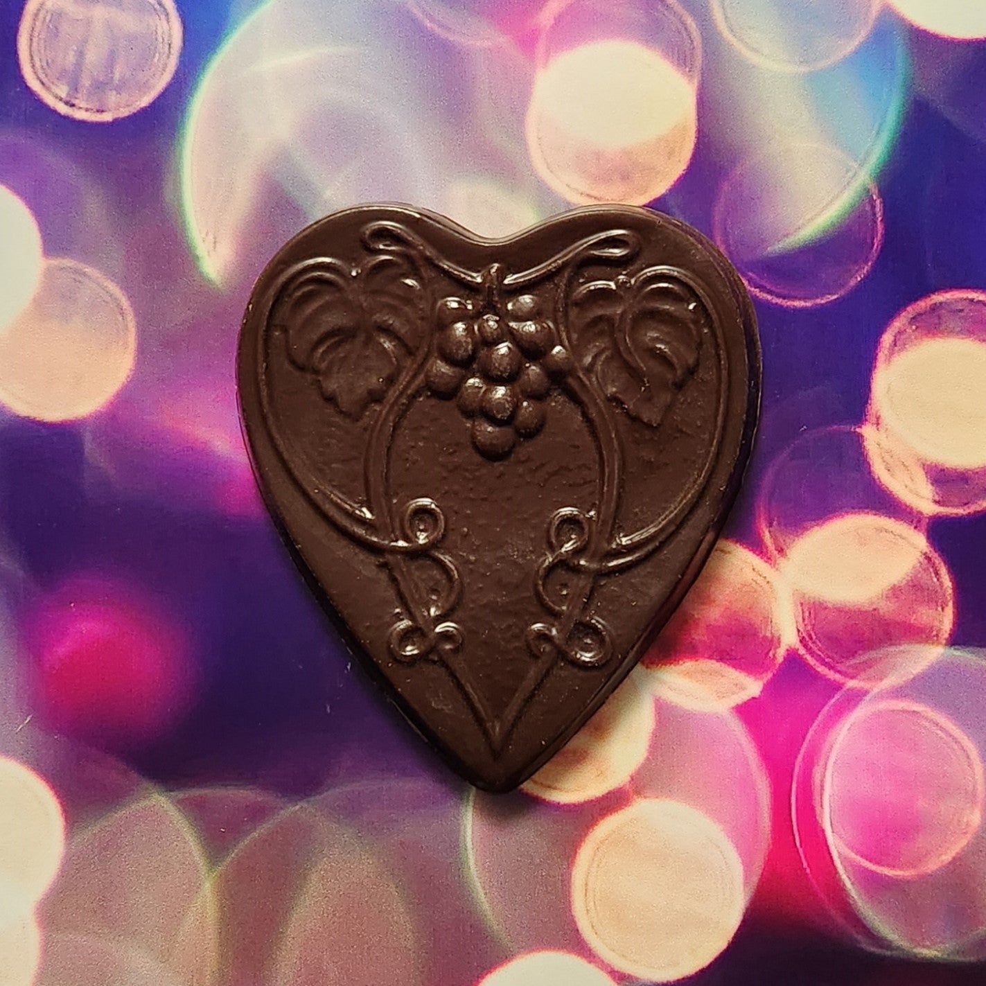 Radiant Chocolate Heart