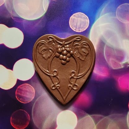 Radiant Chocolate Heart