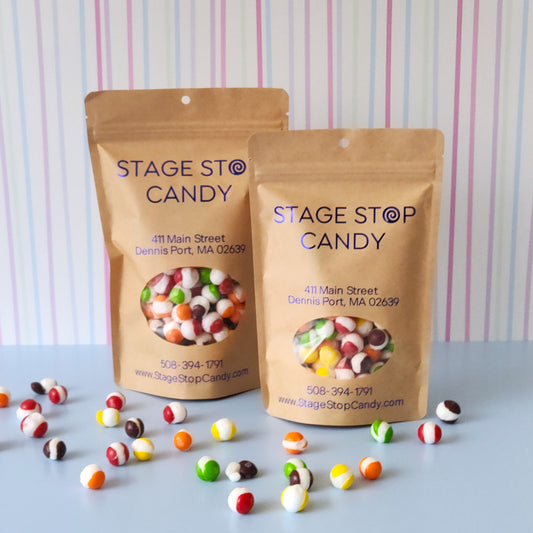 Freeze Dried Skittles available in a large 6 oz bag or a smaller 3 oz bag. Original Flavor.
