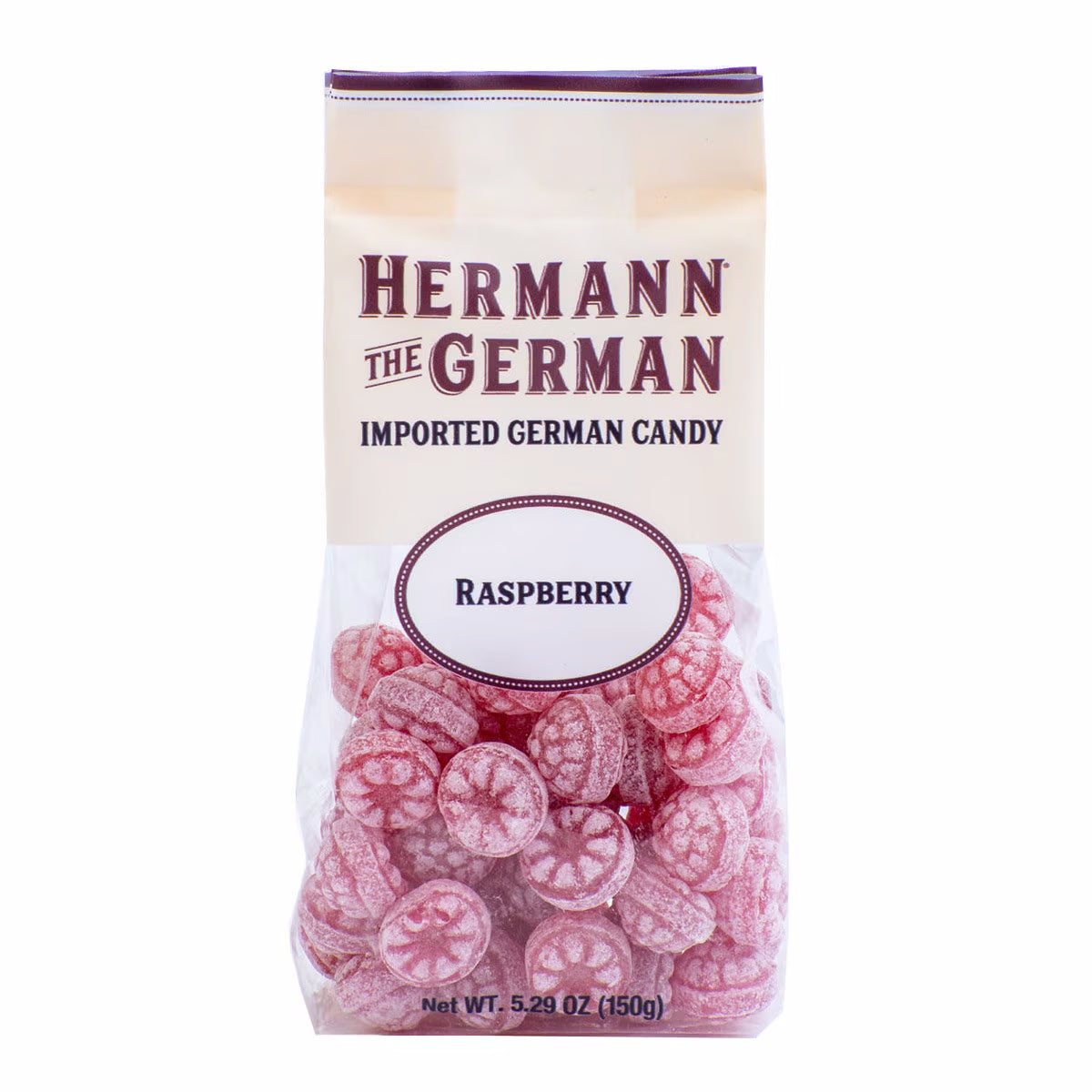 Experience the sweet, tangy goodness of Hermann the German Raspberry Hard Candy, a delicious treat crafted with traditional German candy-making expertise. Each smooth, slow-melting piece is packed with the bold, juicy flavor of ripe raspberries, delivering a perfectly balanced blend of sweetness and tartness.