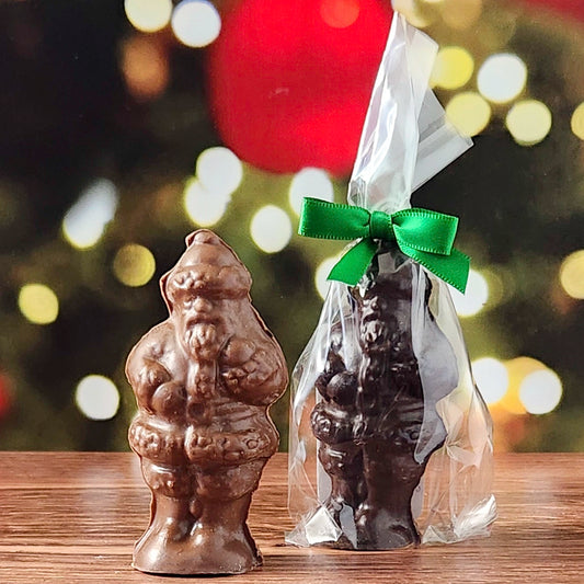 Small 3D Chocolate Santa – A Tiny Taste of Holiday Magic