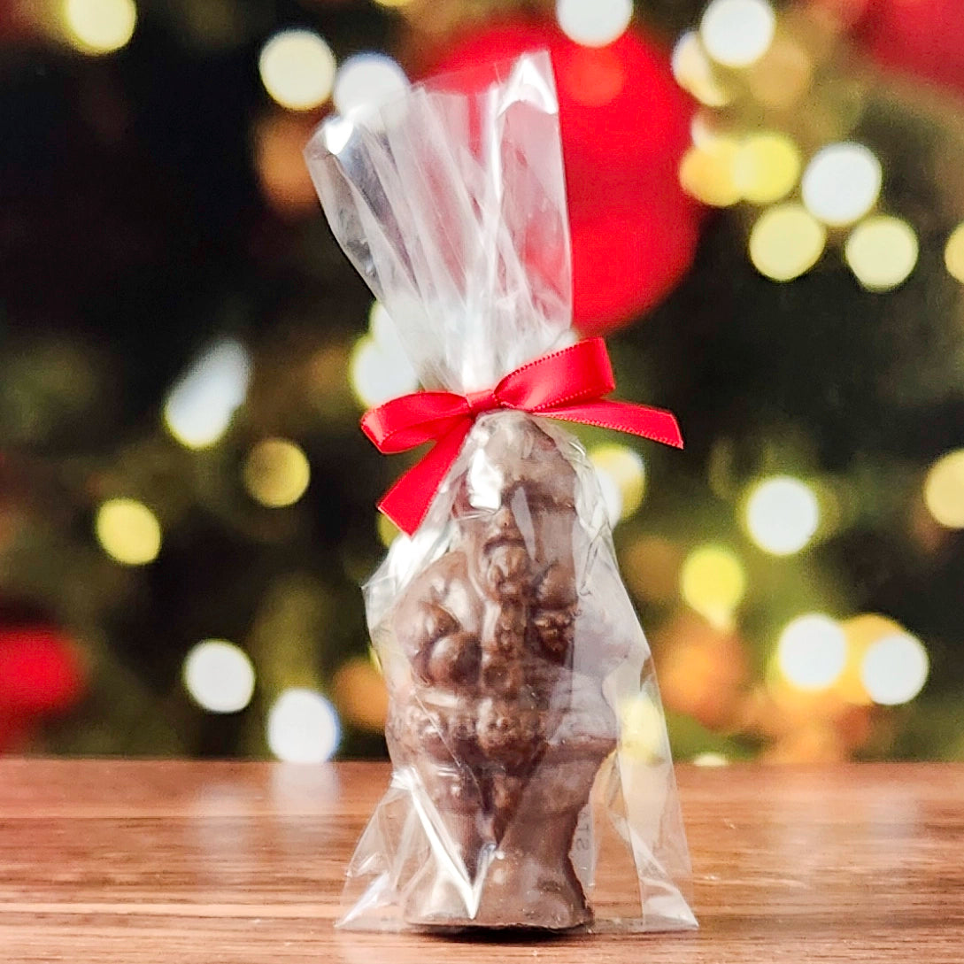 Small 3D Chocolate Santa – A Tiny Taste of Holiday Magic