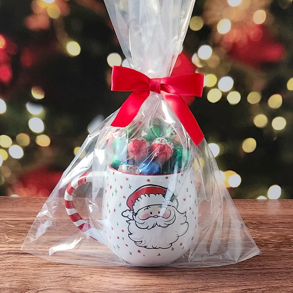 Santa Christmas Gift Mug with Chocolate – Stage Stop Candy