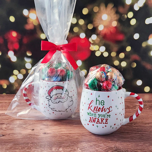 Santa with Festive Saying Gift Mug