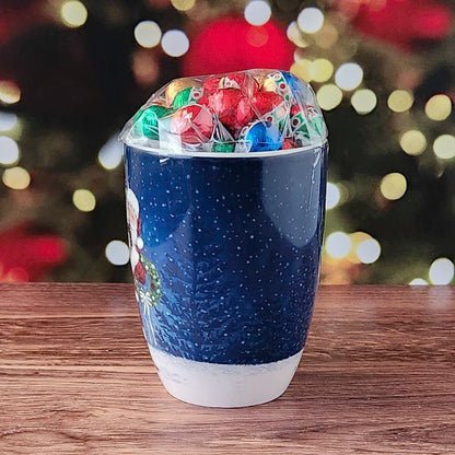 Secret Santa Christmas Mug, Chocolate Filled