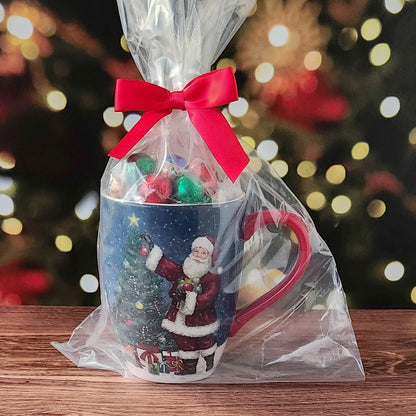 Secret Santa Christmas Mug, Chocolate Filled