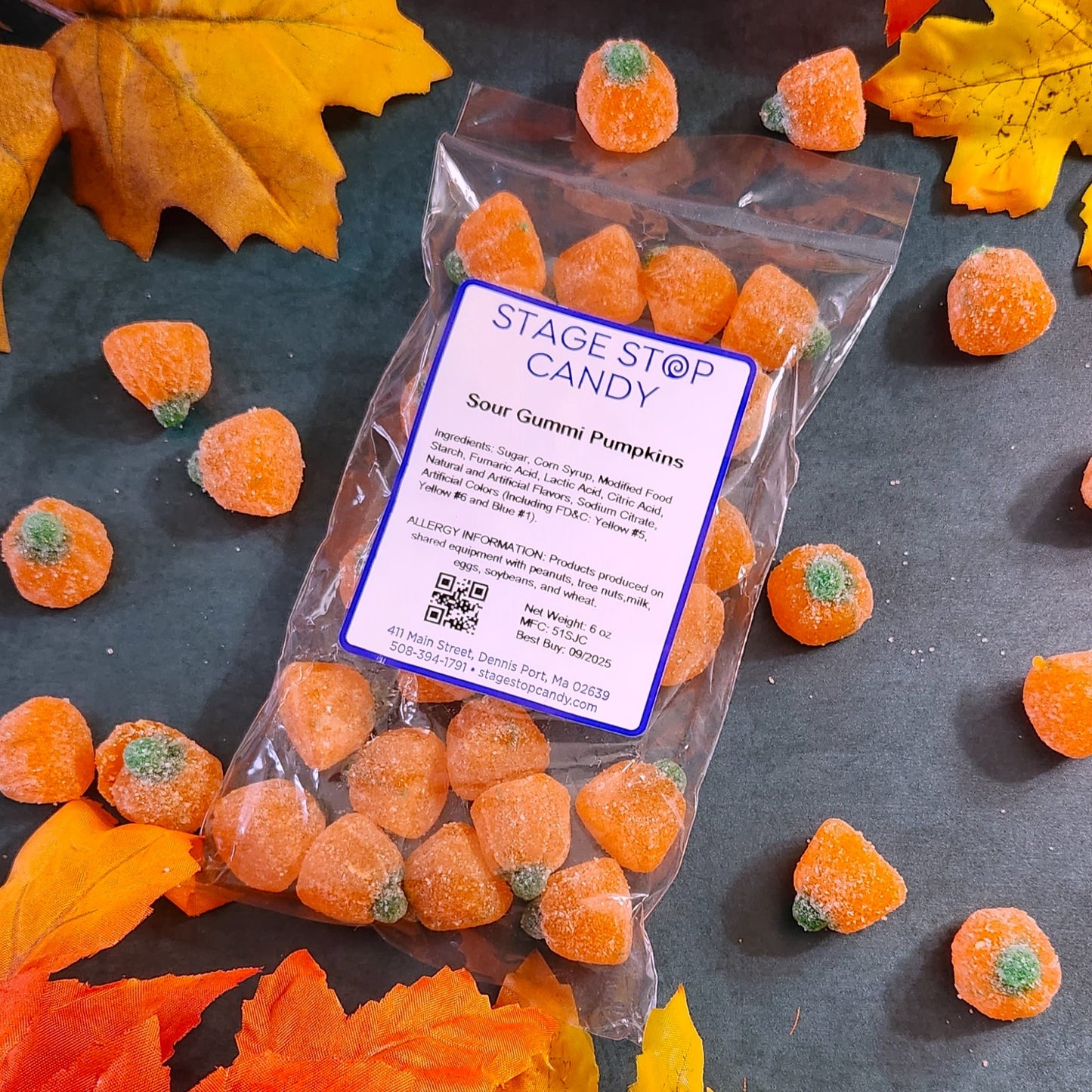 Sour Gummi Pumpkins