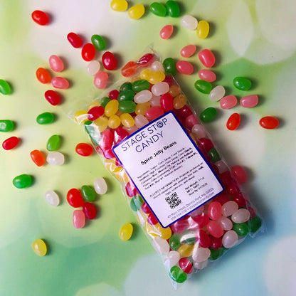 These classic Pectin Spice Flavored Jelly Beans bring back childhood memories. Traditional spice flavors include: Cinnamon, Clove, Spearmint, Wintergreen, and Peppermint.