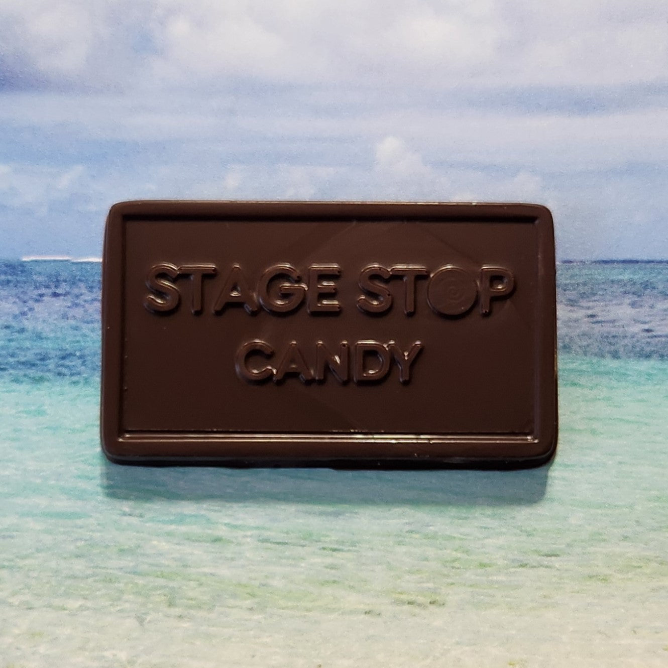 Stage Stop Candy Chocolate Card