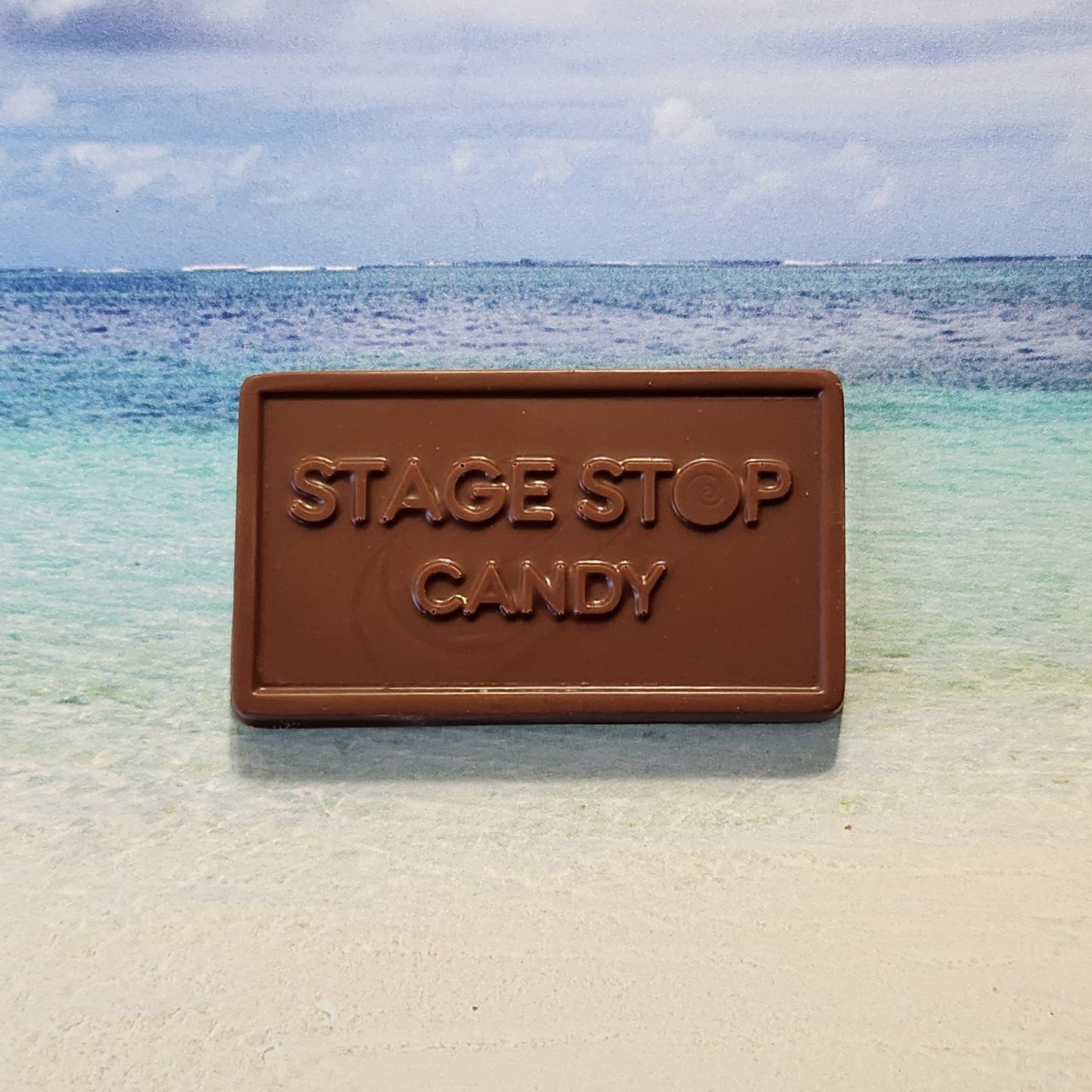 Stage Stop Candy Chocolate Card