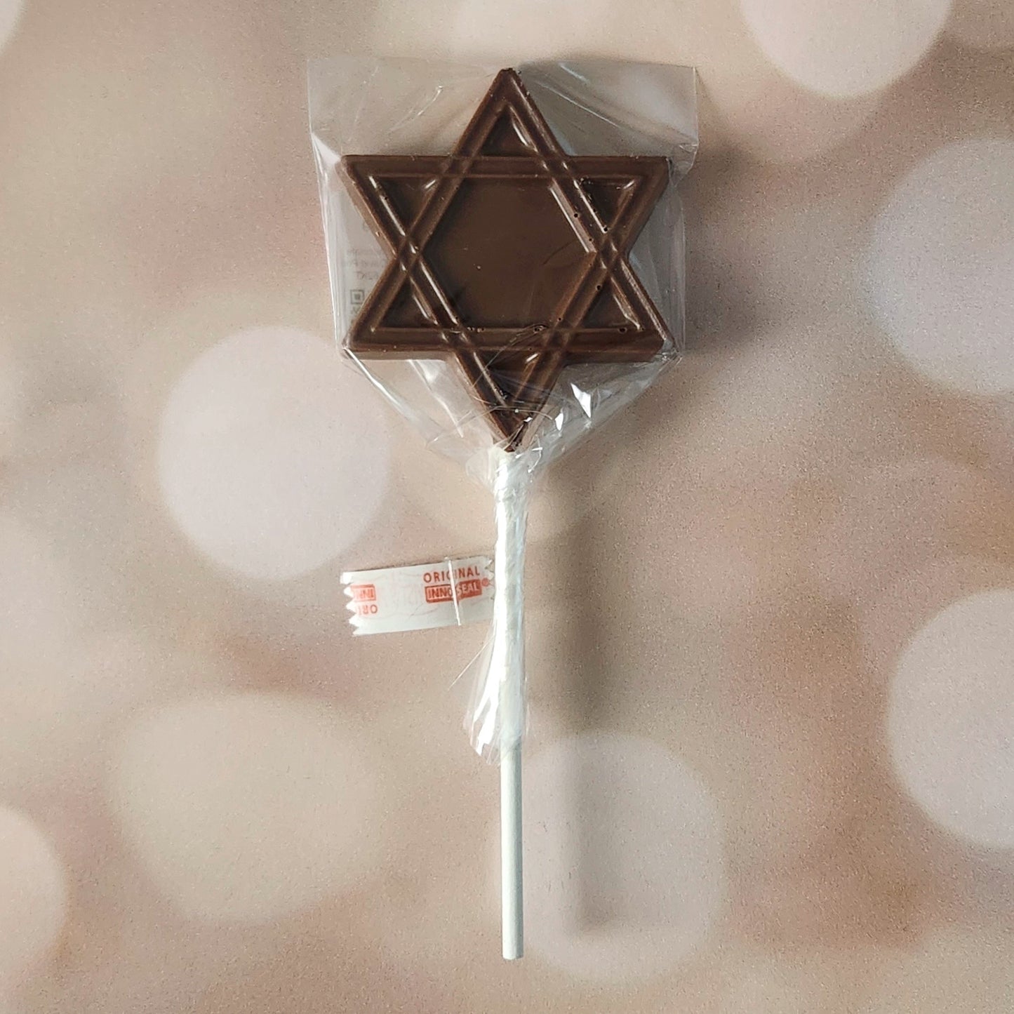  Chocolate Star of David Lollipop