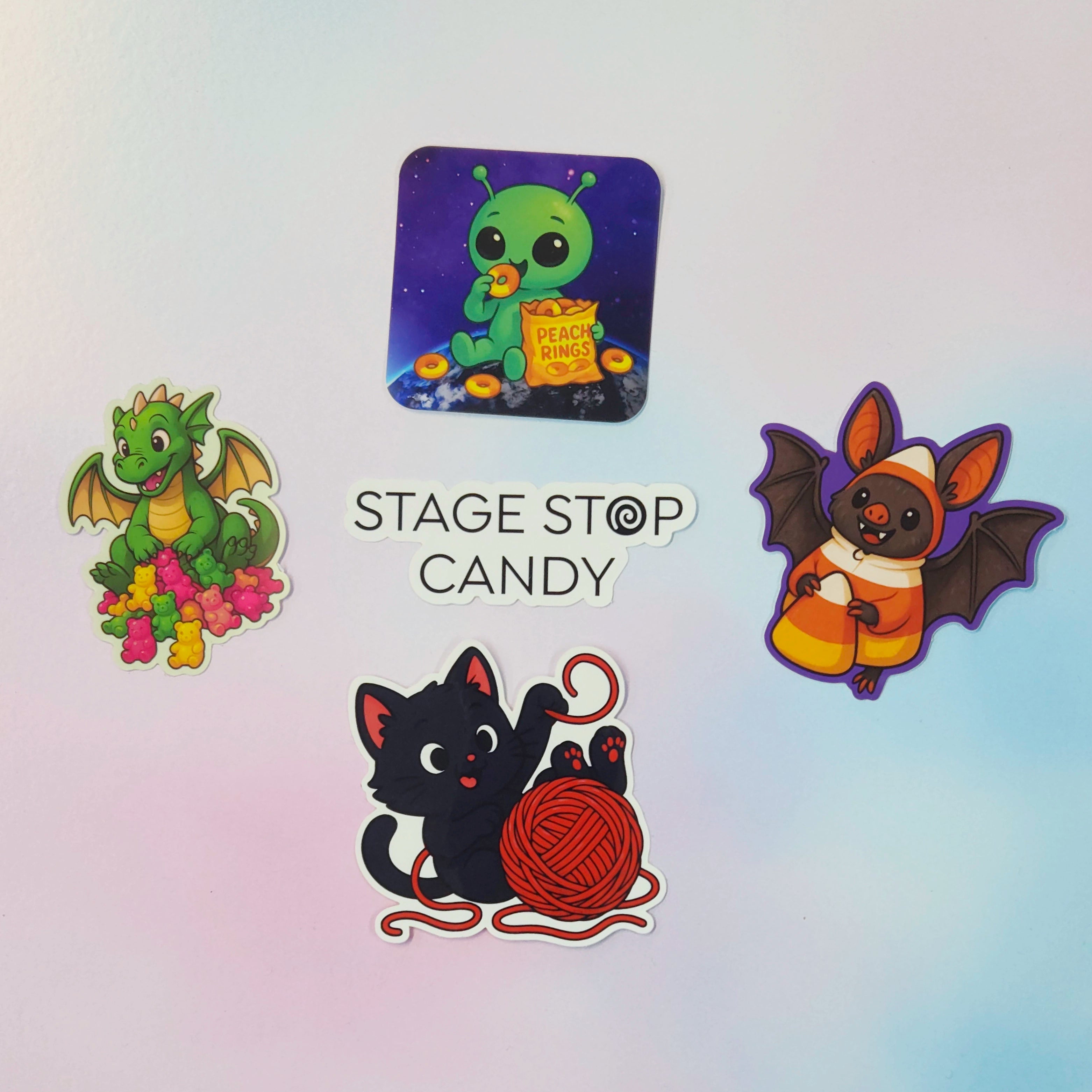 Stage Stop Sticker Club – Limited Edition Set – Stage Stop Candy