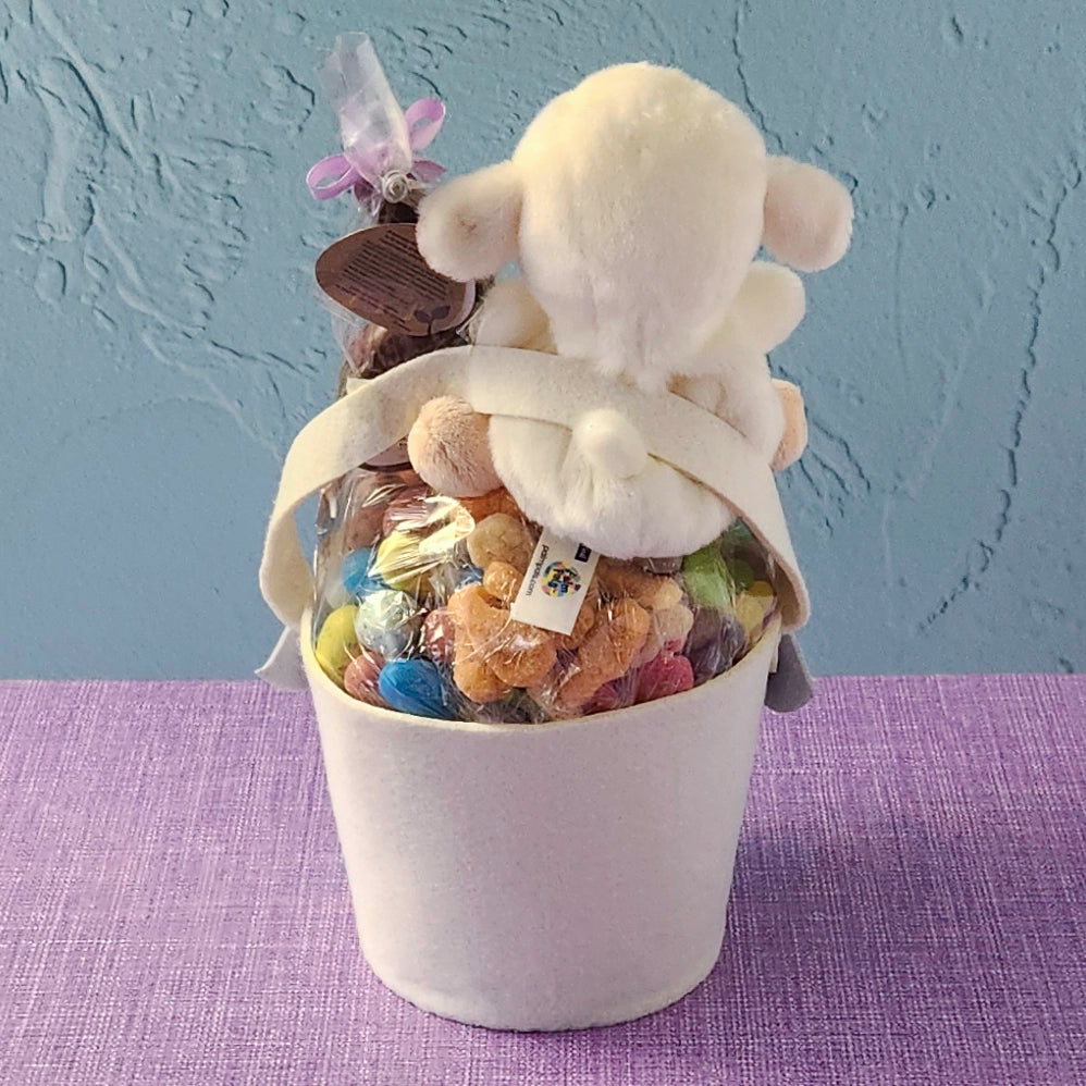 Sweet Lamb Easter Candy Basket