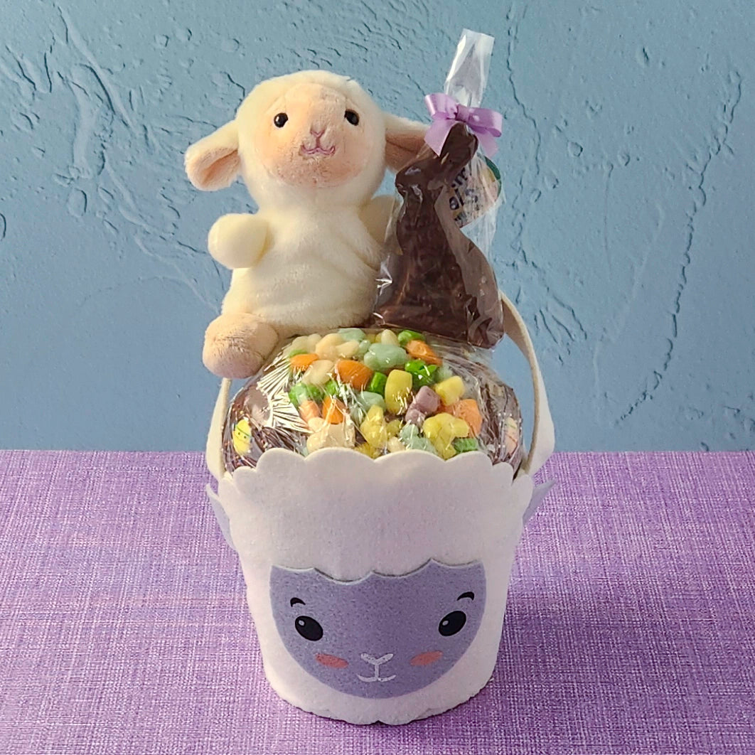Sweet Lamb Easter Candy & Plush Basket – Stage Stop Candy