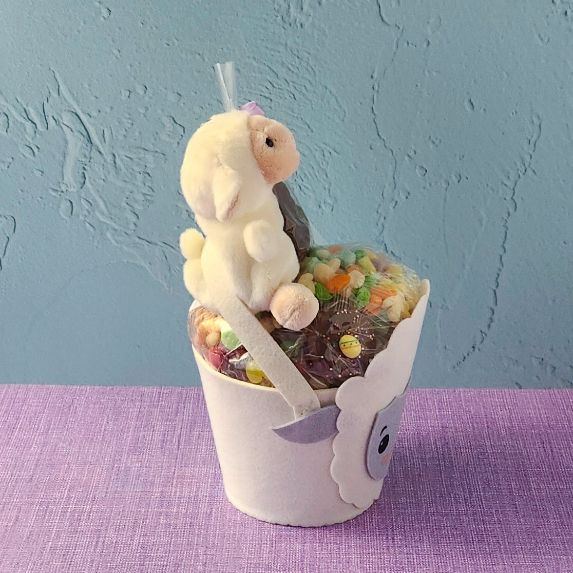 Sweet Lamb Easter Candy Basket