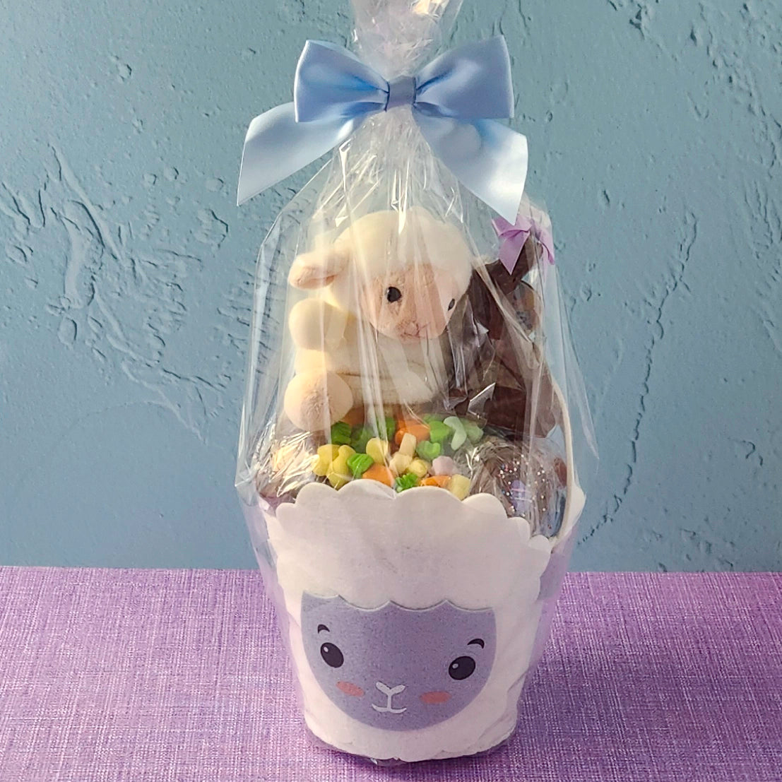 Sweet Lamb Easter Candy Basket