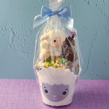 Sweet Lamb Easter Candy Basket