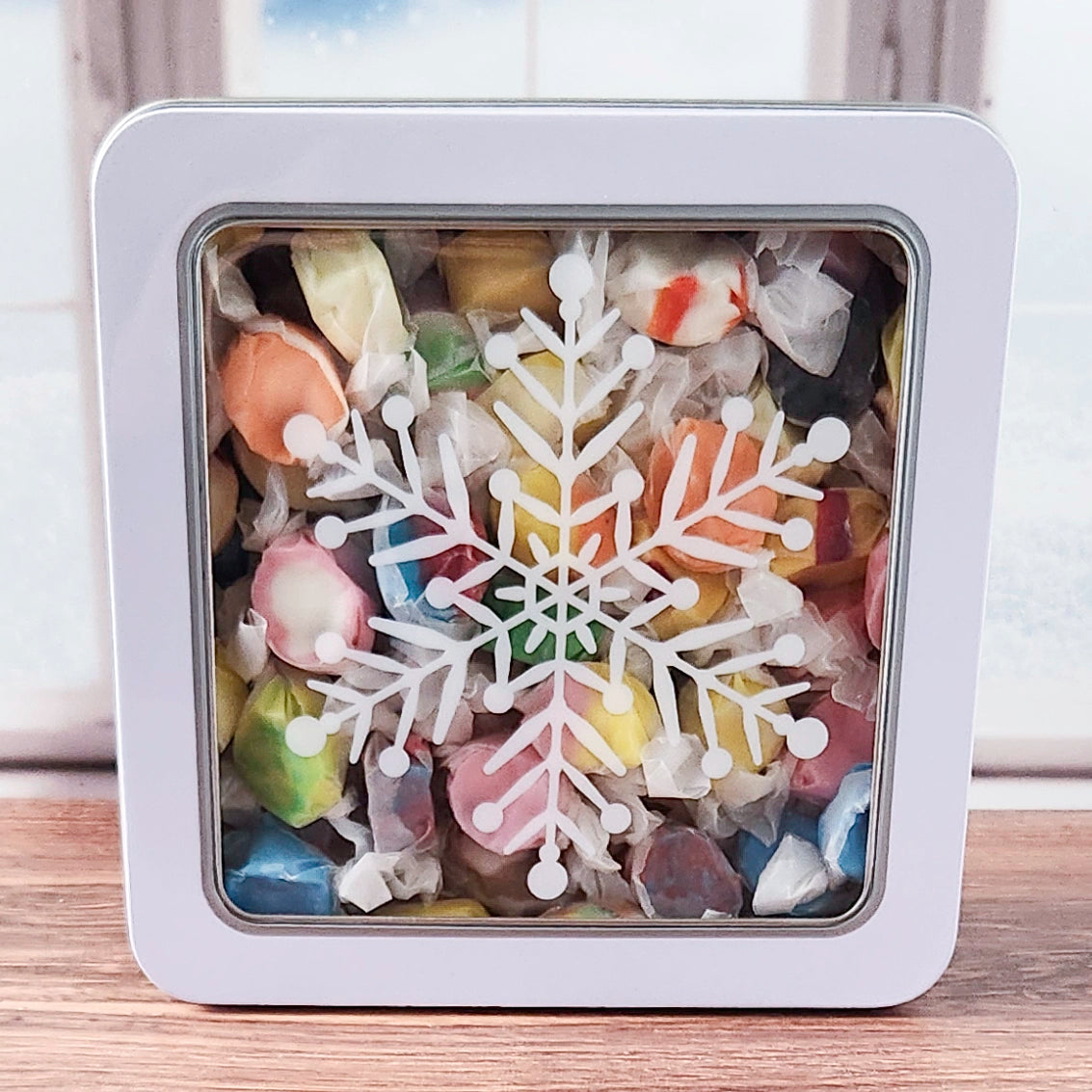 Festive Salt Water Taffy Tin