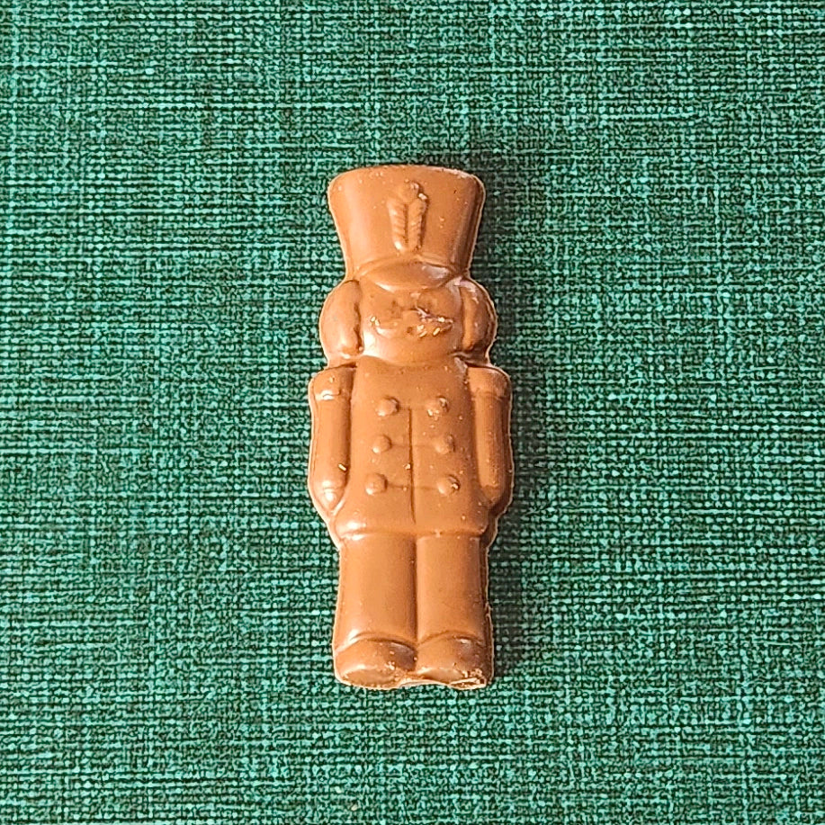 Milk chocolate toy soldier favor