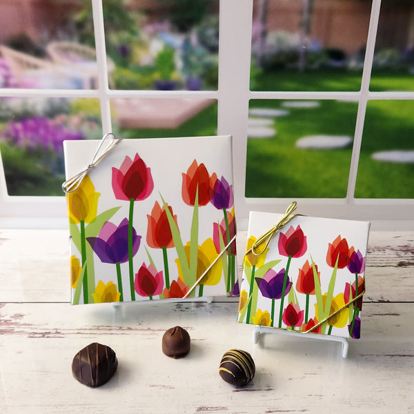 Tulips Chocolate Box – Stage Stop Candy