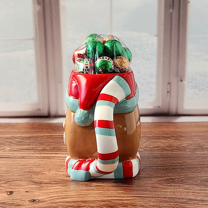 Whimsical Gingerbread Gift Mug with Chocolate