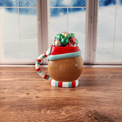 Whimsical Gingerbread Gift Mug with Chocolate