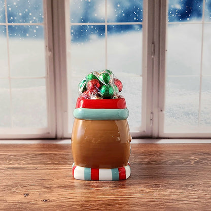 Whimsical Gingerbread Gift Mug with Chocolate