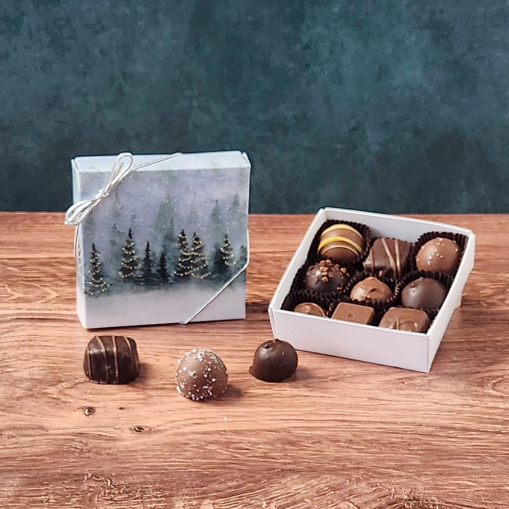 Winter Forest Themed Box with Popular Assortment