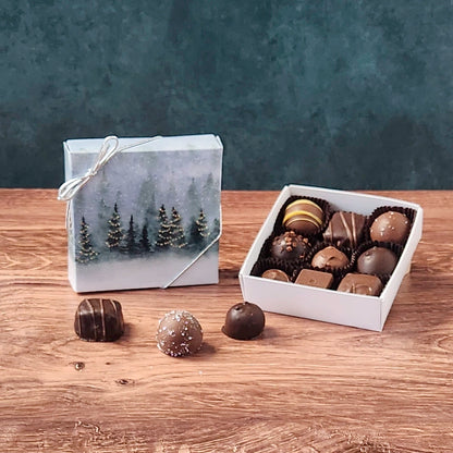 Winter Forest Themed Box with Popular Assortment