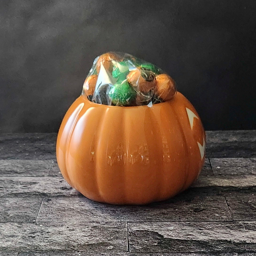 Pumpkin Patch Halloween Gift Mug with Chocolate