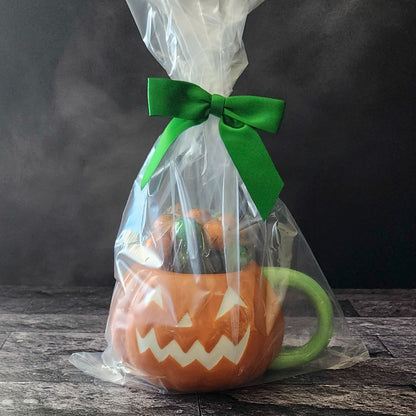 Pumpkin Patch Halloween Gift Mug with Chocolate