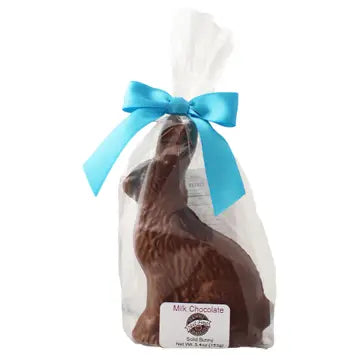 Vermont nut free solid milk chocolate bunny