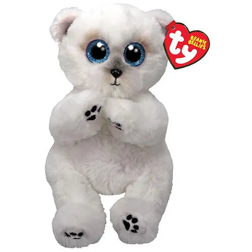 Wuzzy TY White Bear Stuffed Animal available from Stage Stop Candy