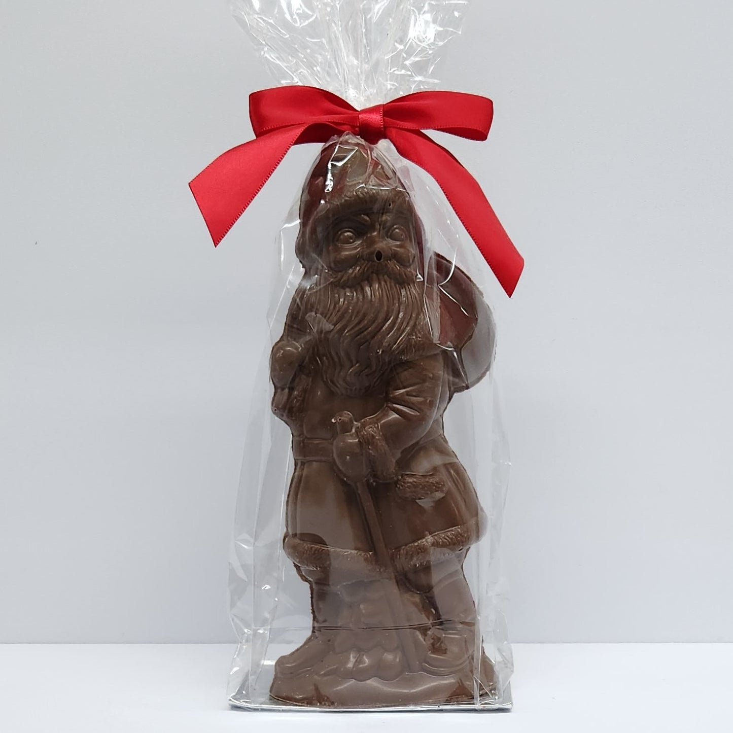 3D Solid Chocolate Santa