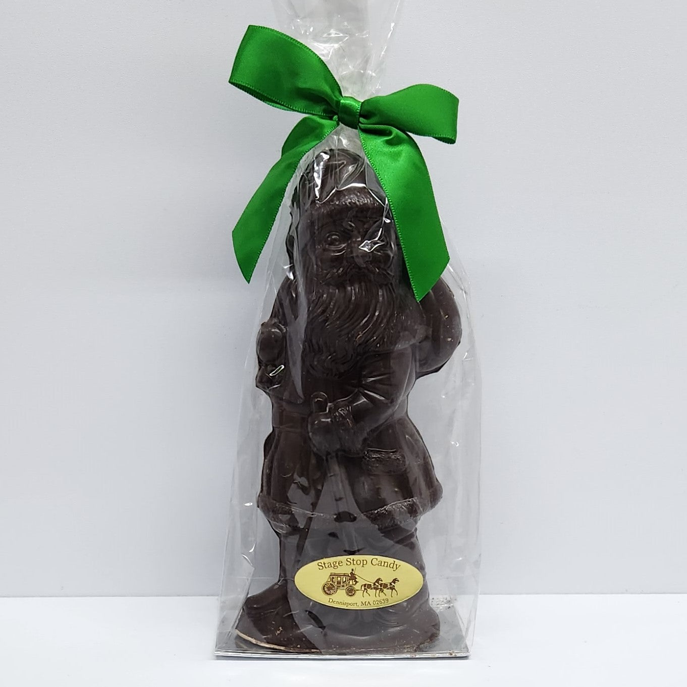 3D Solid Chocolate Santa