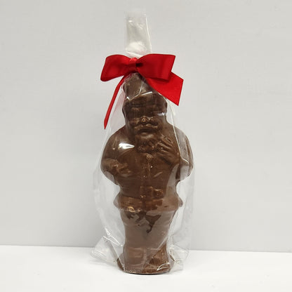 3D Solid Chocolate Santa