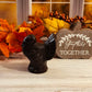 3D Dark Chocolate Turkeys are the perfect thanksgiving table decoration for everyone to enjoy