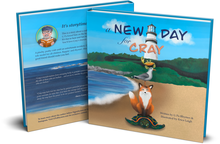 A New Day For Cray Written by G Pa Rhymes Book available at Stage Stop Candy in Dennis Port on Cape Cod