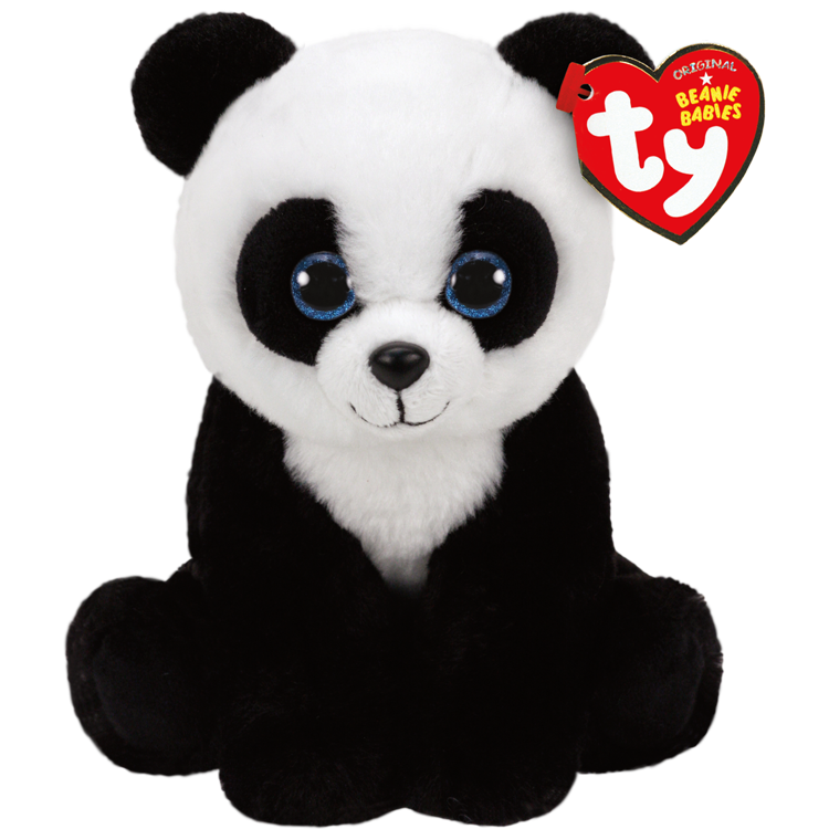 TY Baboo Panda Beanie Baby Plush