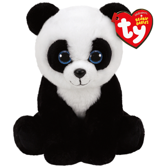TY Baboo Panda Beanie Baby Plush
