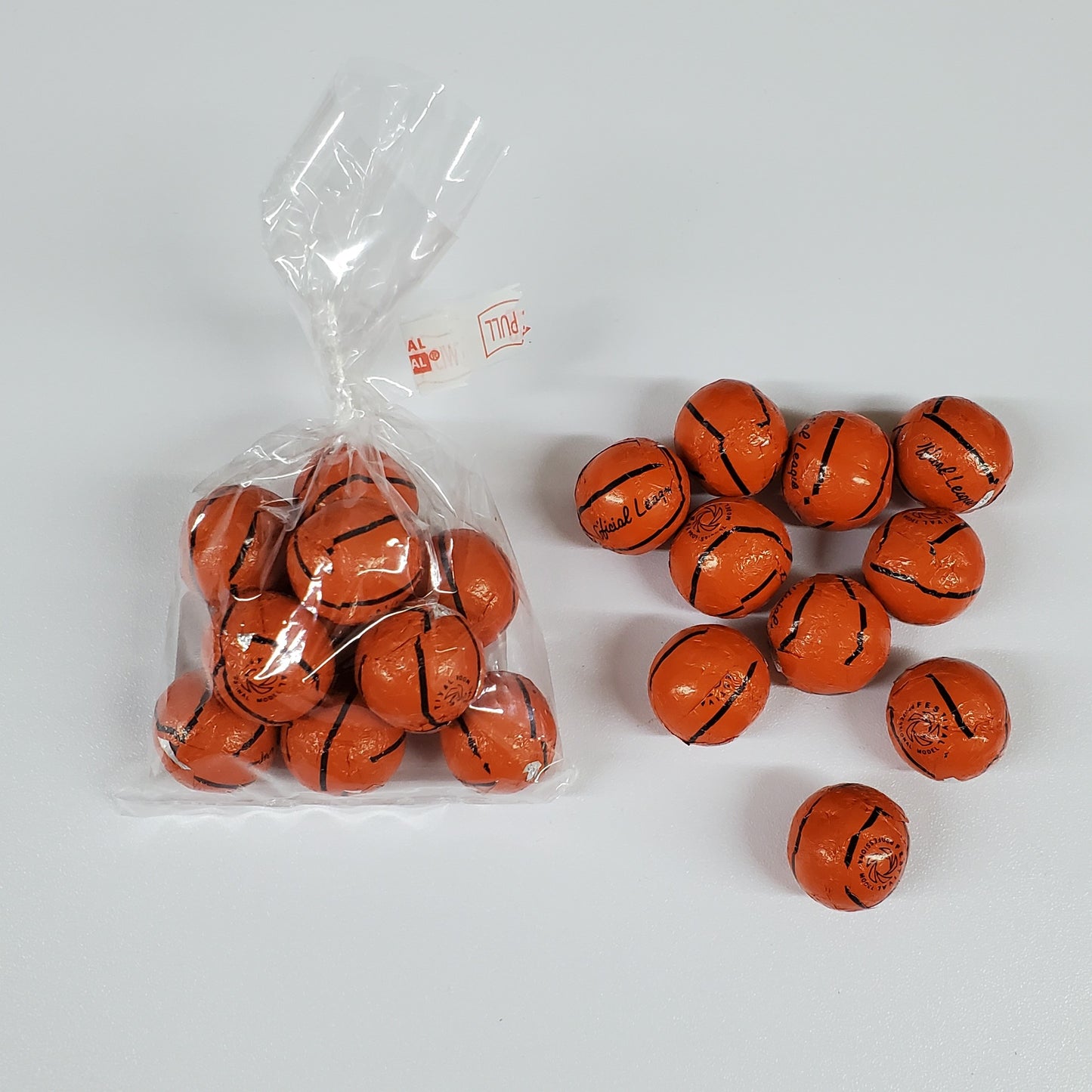 Basketball Foiled Chocolates