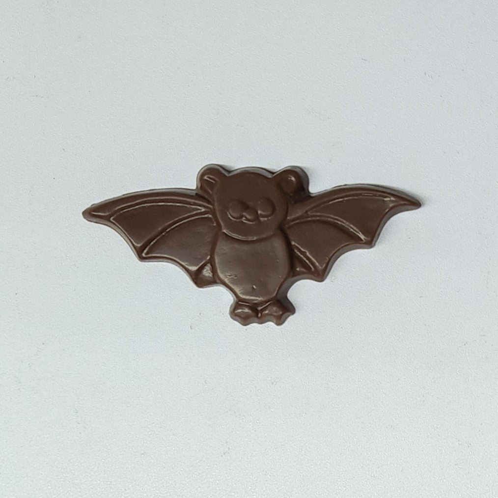 Solid milk chocolate bat