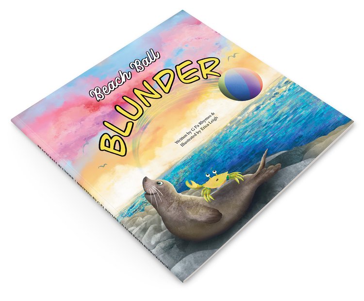 Beach Ball Blunder Written by G Pa Rhymes Book available at Stage Stop Candy in Dennis Port on Cape Cod