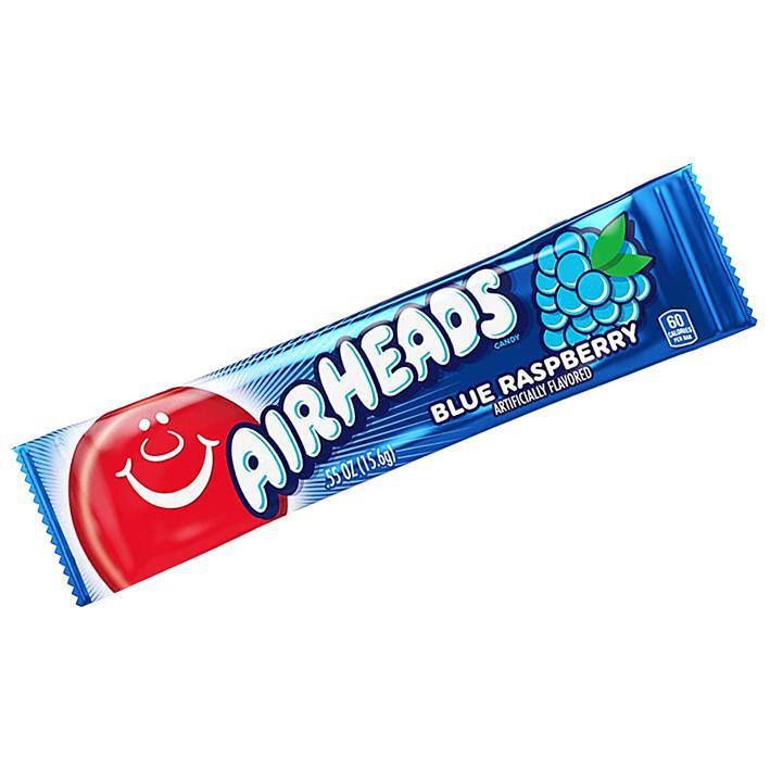 Blue Raspberry Airheads Chewy Candy