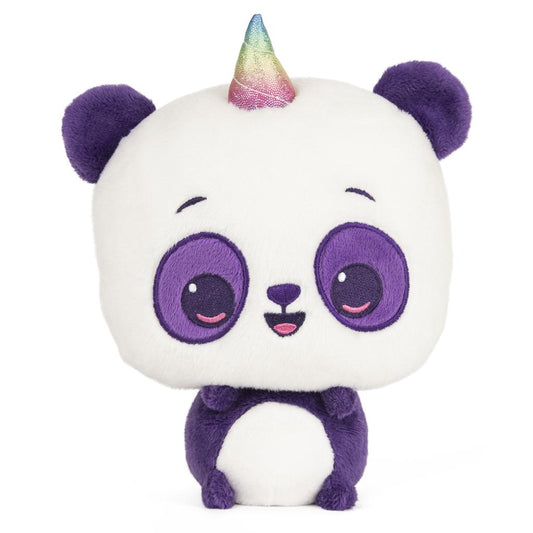 Bonnie Bamboo, White and Purple Panda 6 inch Plush