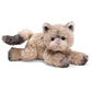 Bootise plush cat in brown color