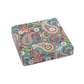 Bright Paisley Themed Box Cover for 9 Piece Holiday Assortment