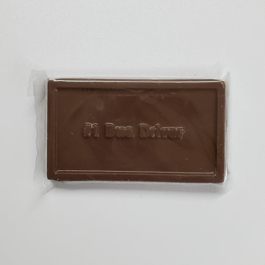 #1 Bus Driver Milk Chocolate Greeting Card
